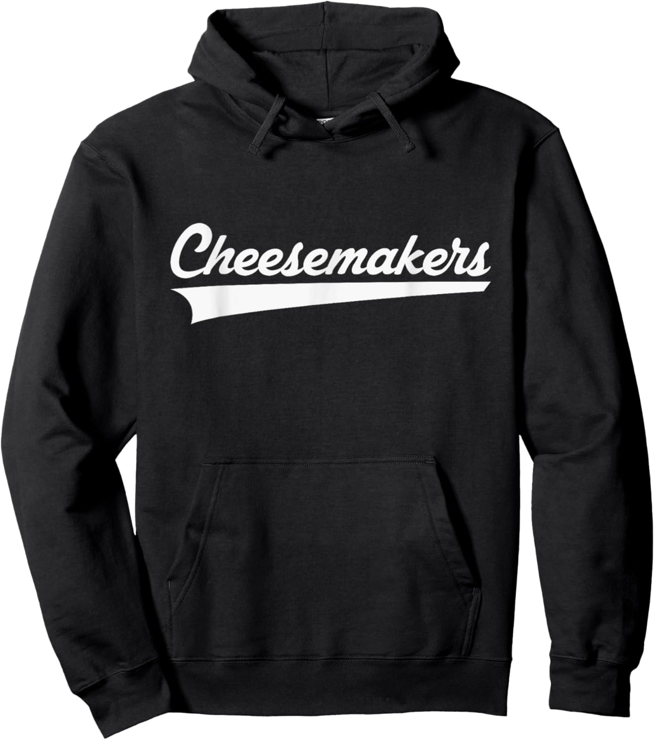 Monroe Cheesemakers Vintage Swoosh Hoodie - Hoodie | Black
