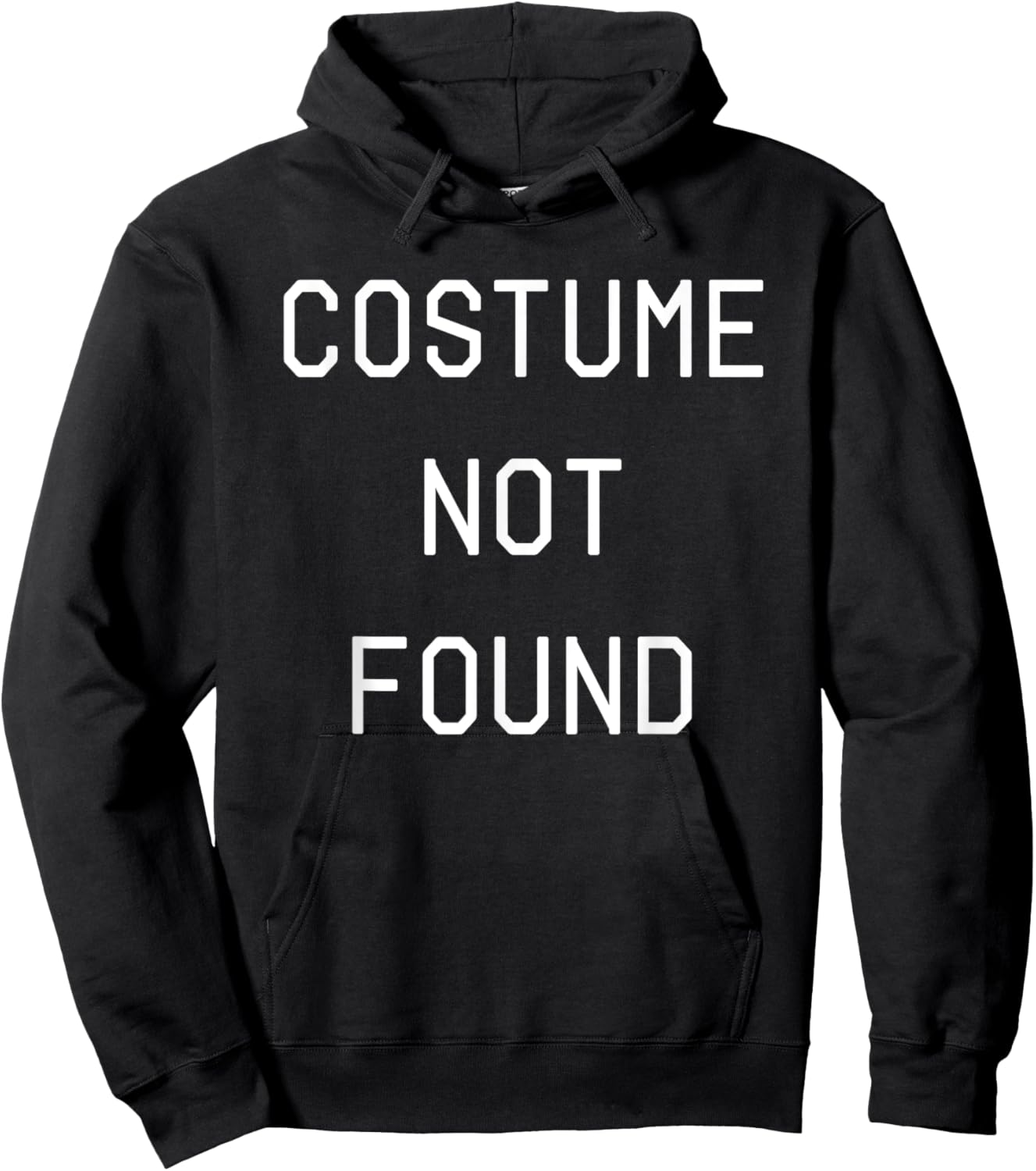 Error 404 Costume Not Found Funny Couples Matching Halloween Hoodie - Hoodie | Black