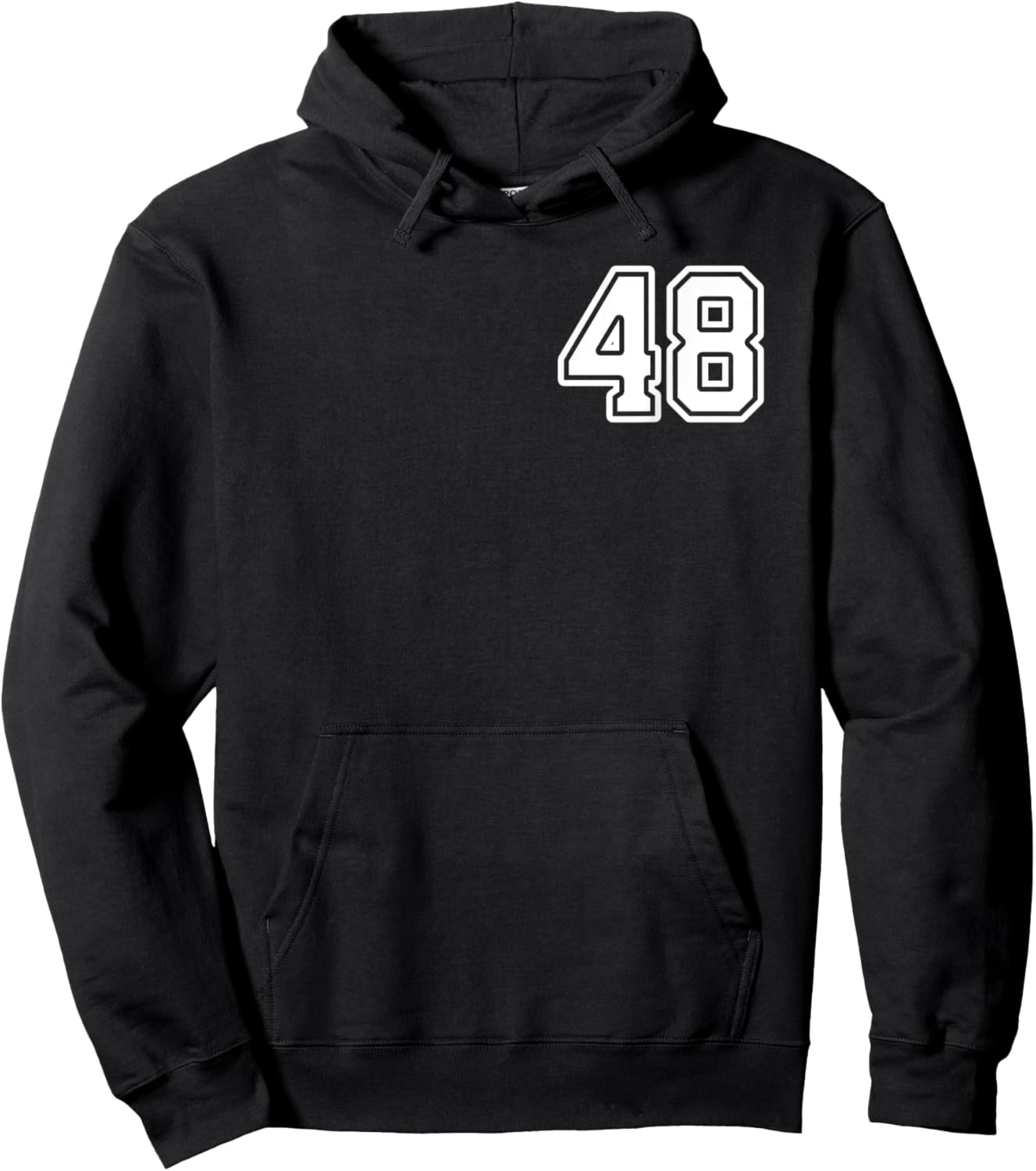 Number 48 Shirt #48 Player Sports Team Men Women Kids Hoodie - Hoodie | Black