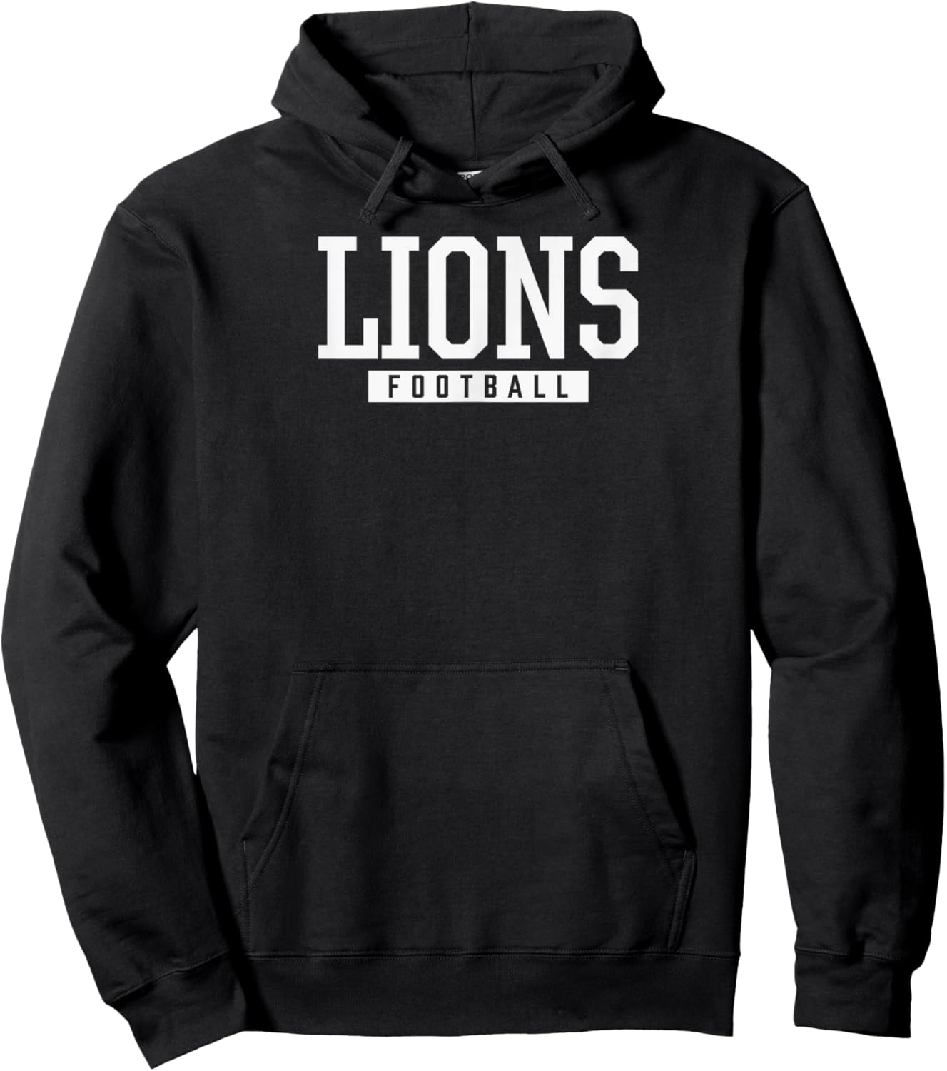 Durant Lions Football HS Hoodie - Hoodie | Black