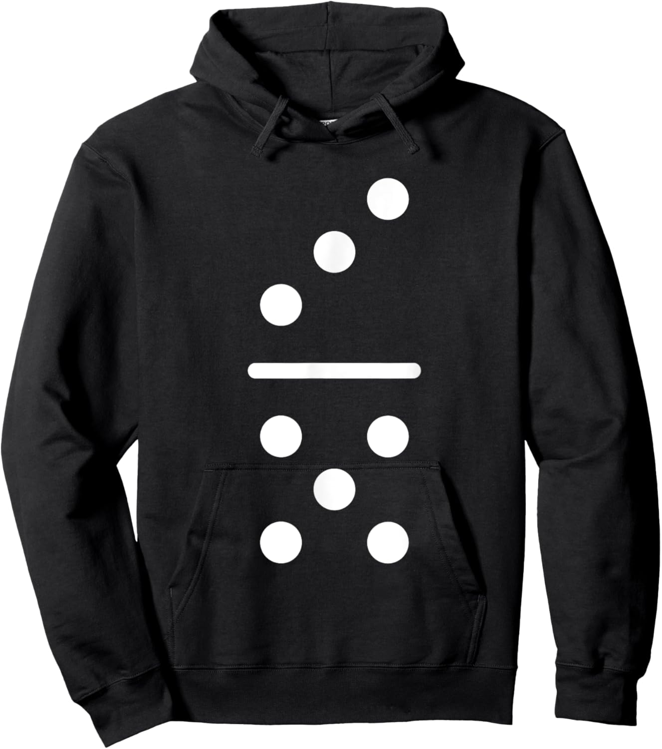 Domino Game 3 5 Dots Matching Halloween Group Costume Hoodie - Hoodie | Black