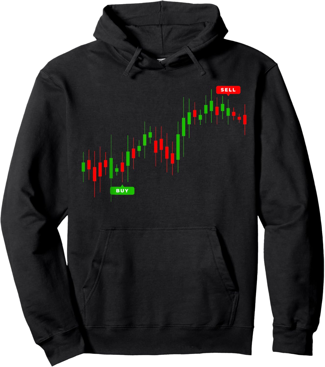 Cool Stock Trading Art Women Day Trader Stock Market Hoodie - Hoodie | Black