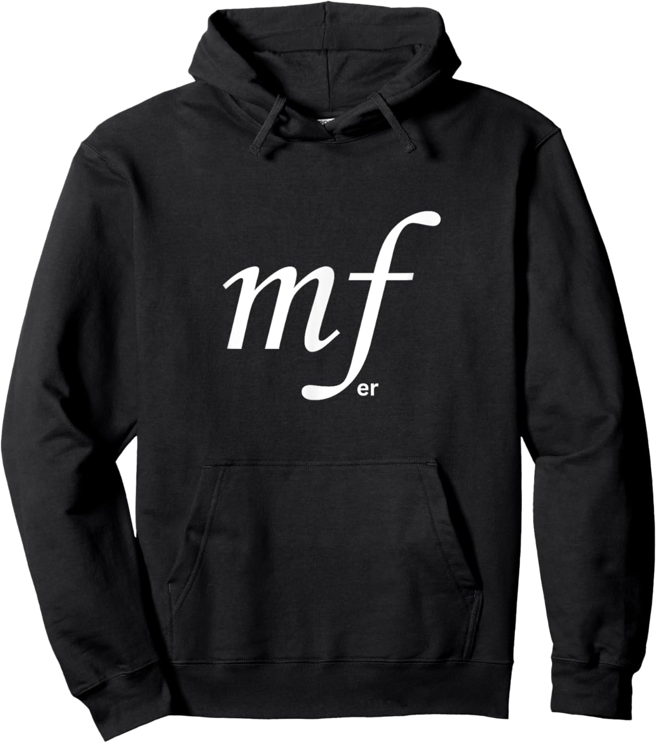 MFer - Funny Music Pun for Band Practice - Mezzo Forte Hoodie - Hoodie | Black