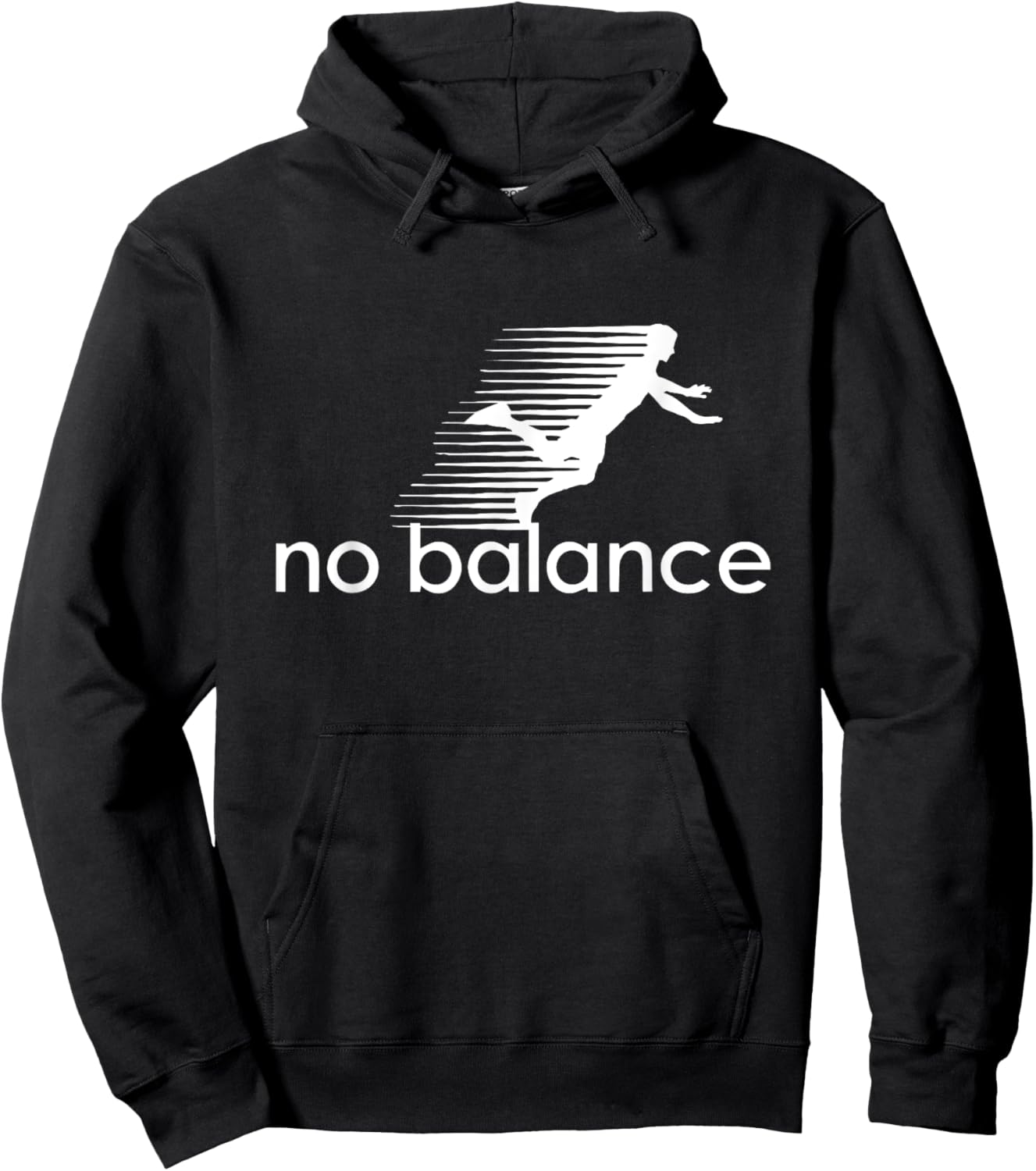 No Balance - Funny Parody Design for Sports and Humor Hoodie - Hoodie | Black