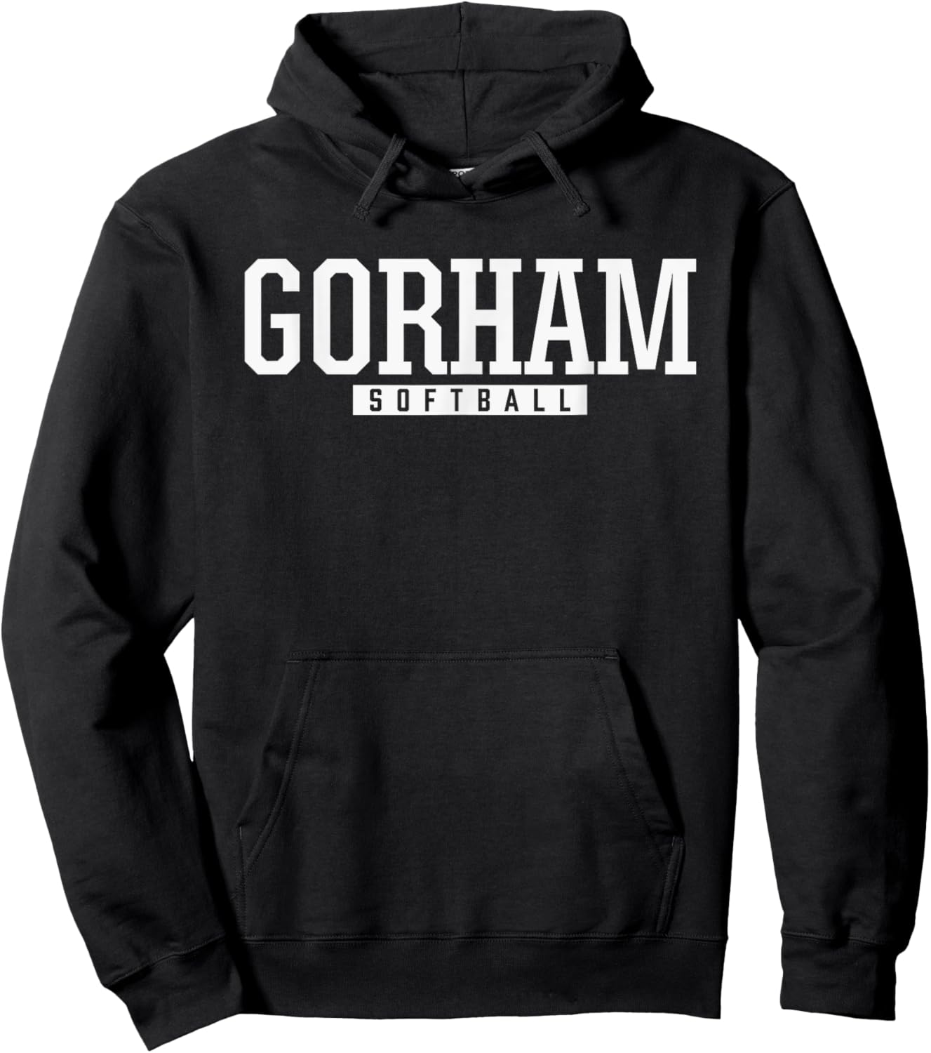 Gorham High School Softball Hoodie - Hoodie | Black
