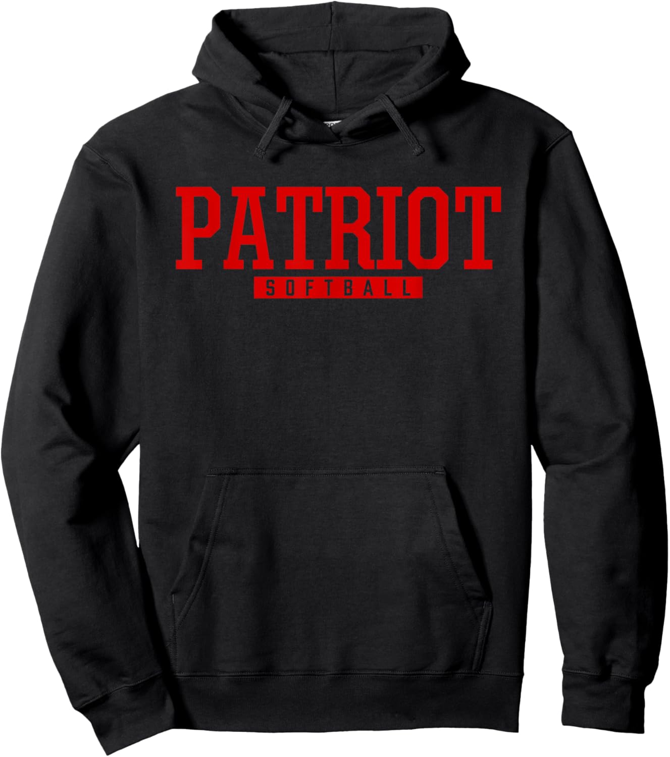 Patriot High School Softball Hoodie - Hoodie | Black