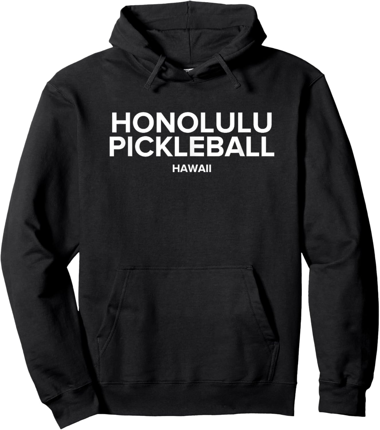 Honolulu, HI PICKLEBALL Hoodie - Hoodie | Black