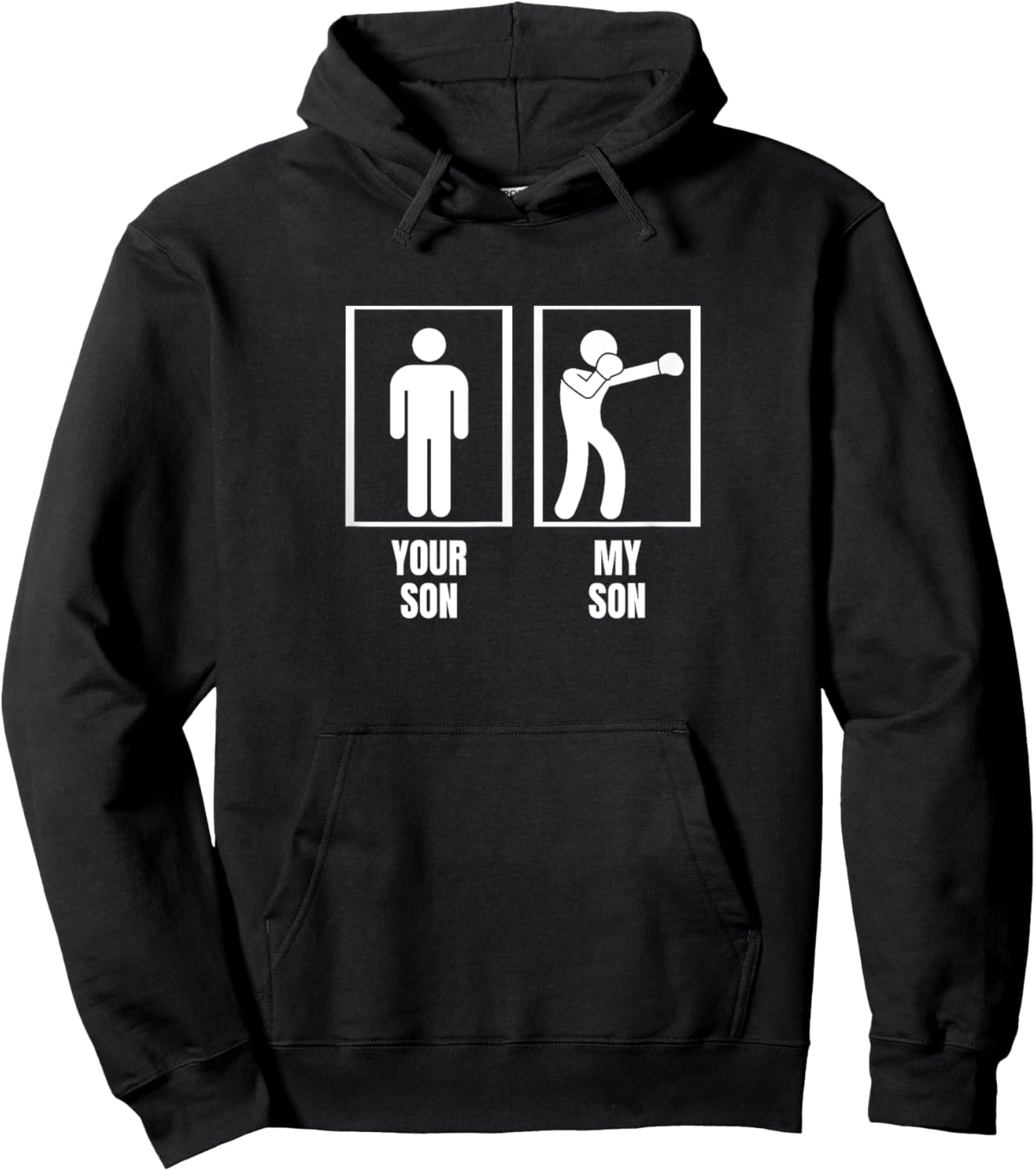 Your Son My Son Dad Father Mom Mother Boxer Boxing Hoodie - Hoodie | Black