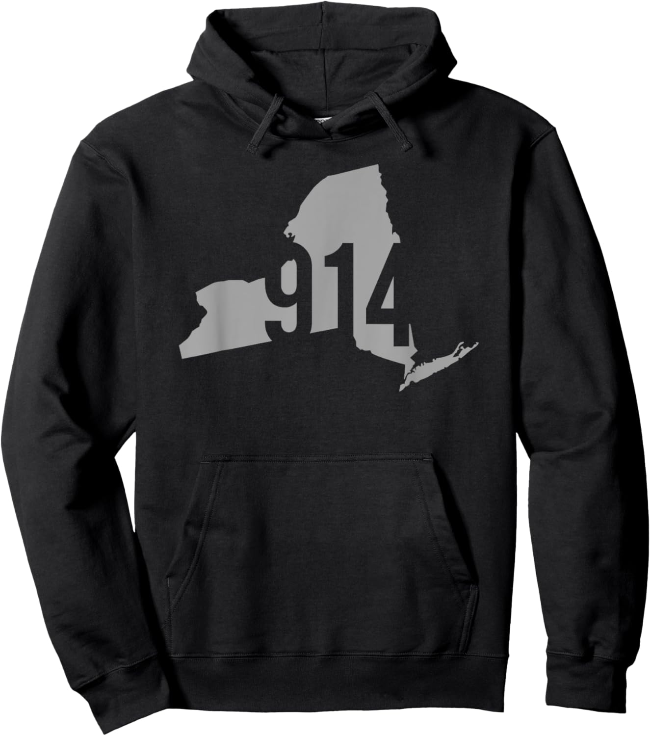 914 Area Code, Yonkers, White Plains, New Rochelle, New York Hoodie - Hoodie | Black