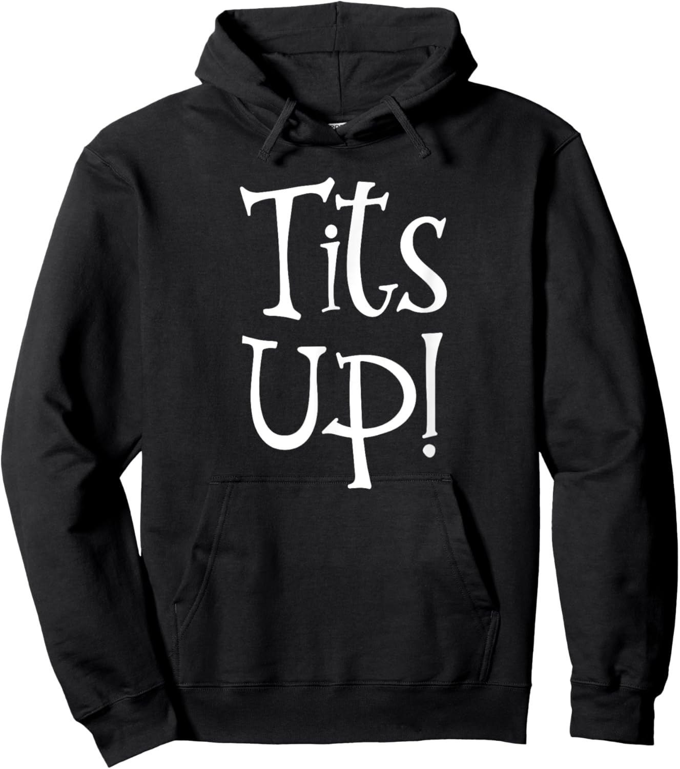 Tits Up Women Empowerment Feminist Women's Tits Up Hoodie - Hoodie | Black