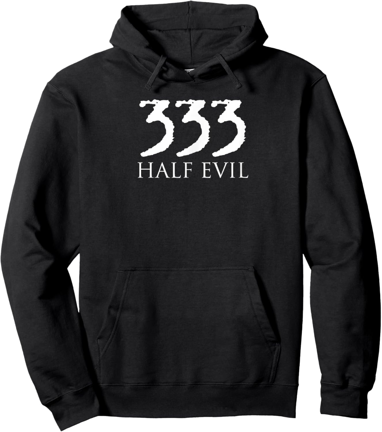 333 - Half Evil - Not Quite The Number of the Beast Hoodie - Hoodie | Black