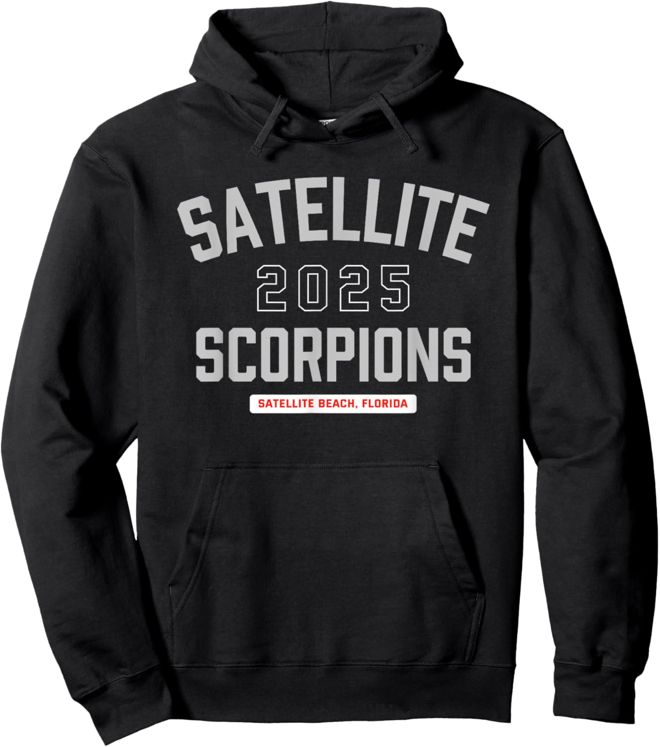 Satellite Scorpions Satellite Beach, Florida 2025 Hoodie - Hoodie | Black