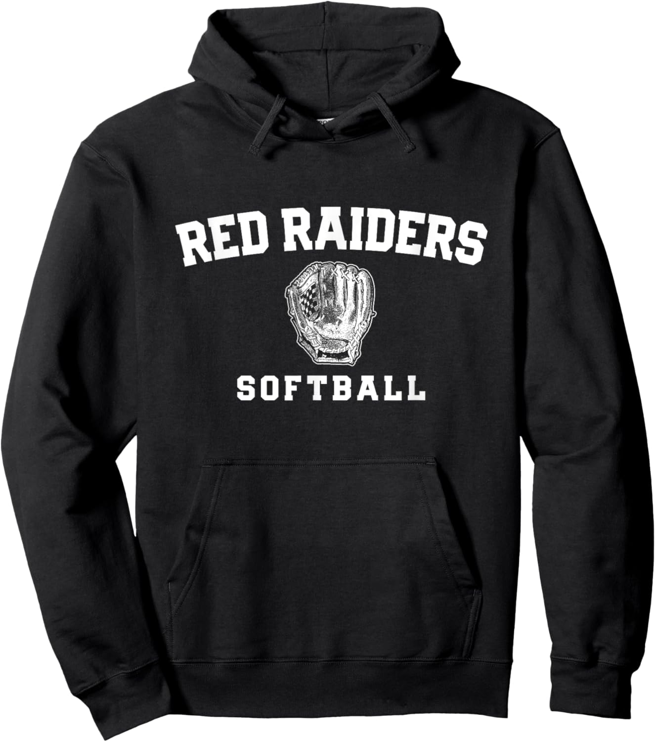 Red Raiders Ajo Softball Mitt HS Hoodie - Hoodie | Black