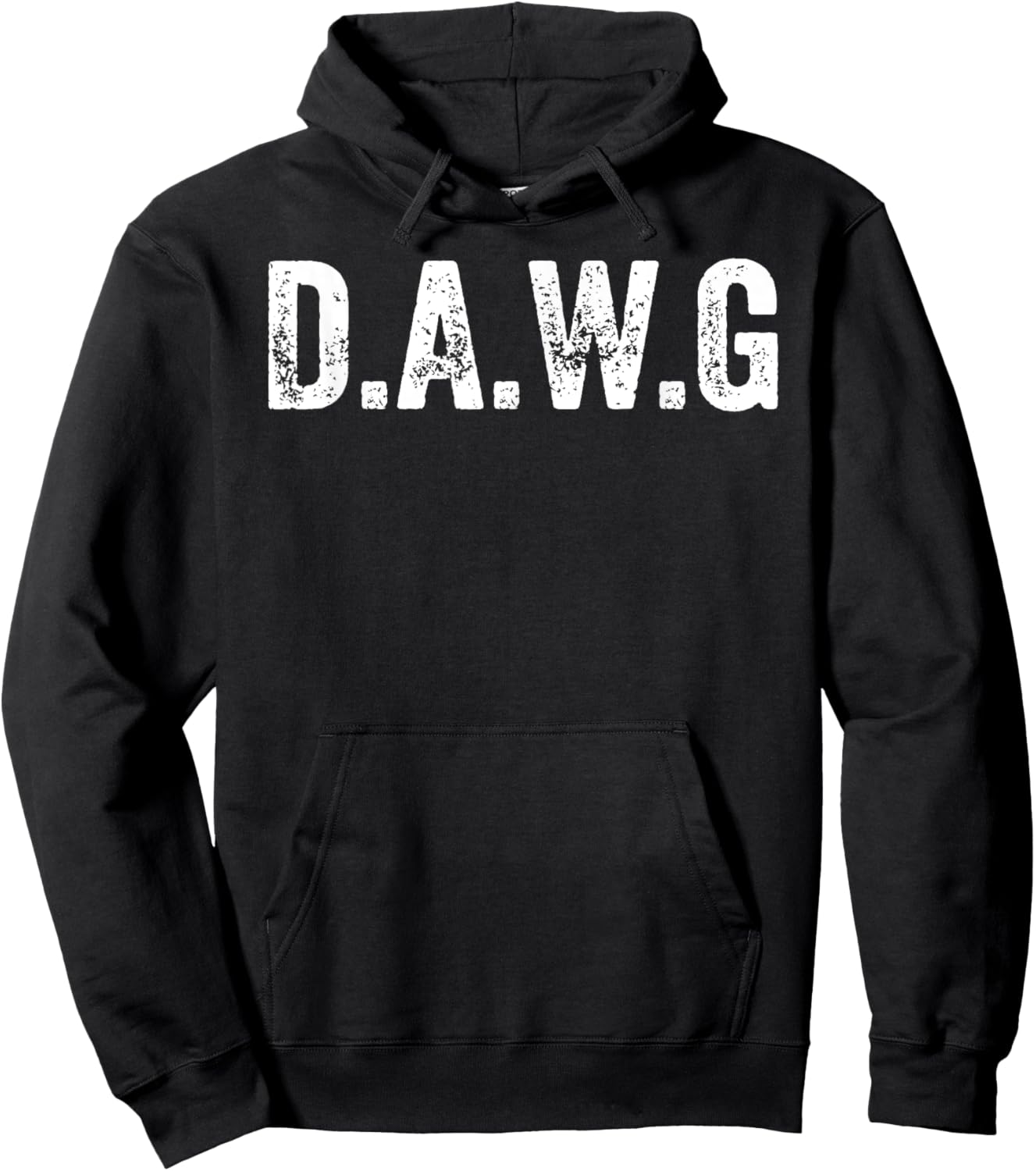 D.A.W.G Discipline Attitude Will Grit Gym Motivation Workout Hoodie - Hoodie | Black