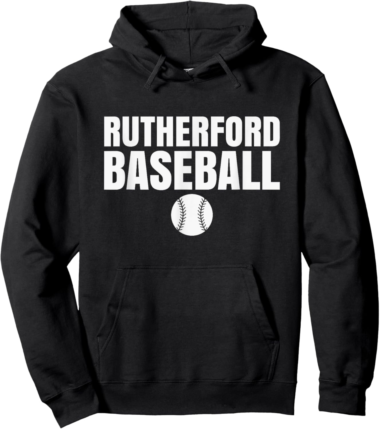 Rutherford High School Baseball Hoodie - Hoodie | Black
