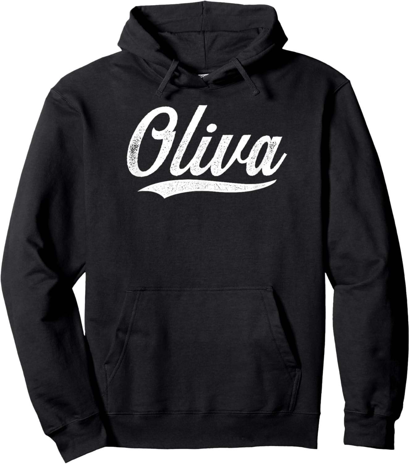 Distressed Script Albert Oliva Prospect Baseball Fan Gear Hoodie - Hoodie | Black