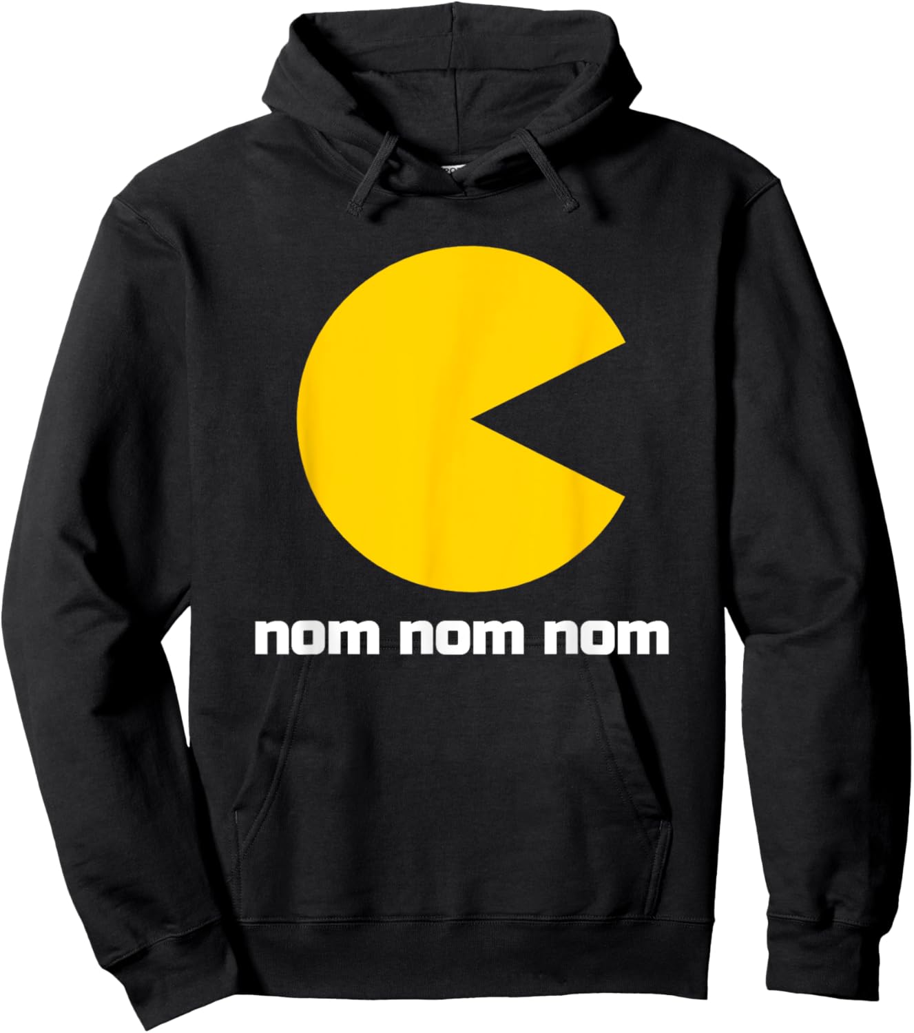 Classic Video Game Nom Nom Nom Hoodie - Hoodie | Black