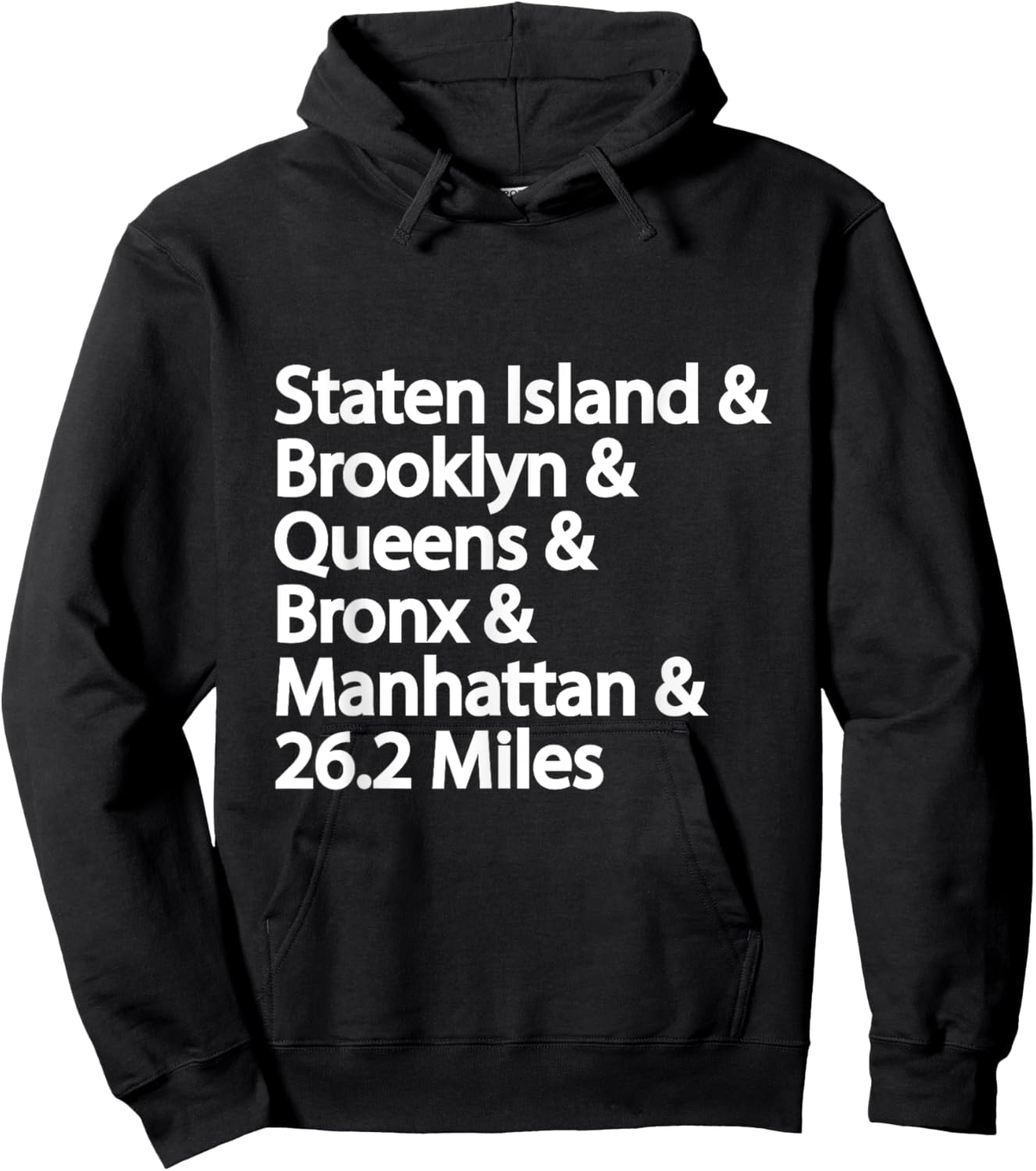 5 Boroughs NYC Running Hoodie - Hoodie | Black