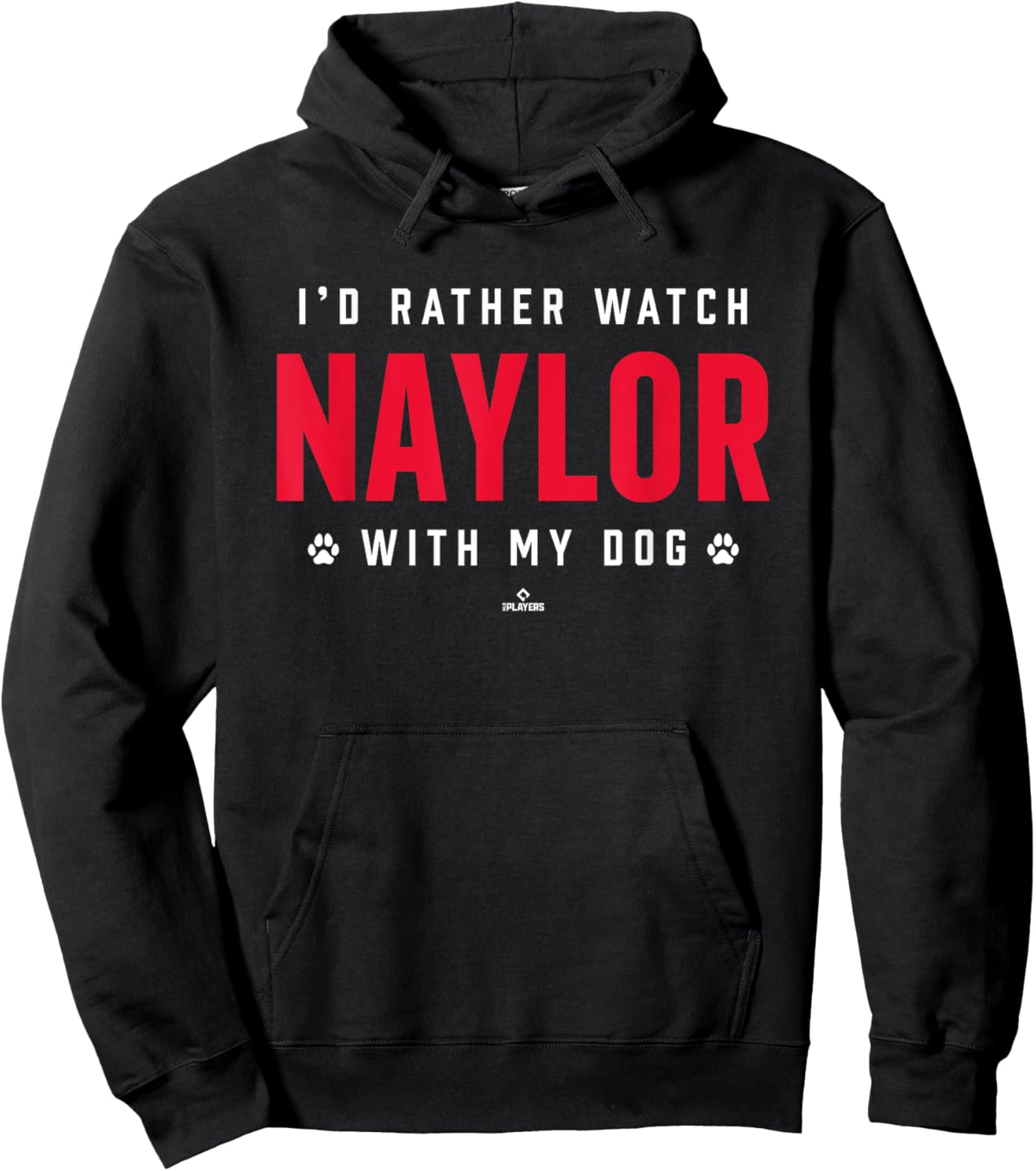 With My Dog Bo Naylor Cleveland Baseball MLBPA Women Kids Hoodie - Hoodie | Black