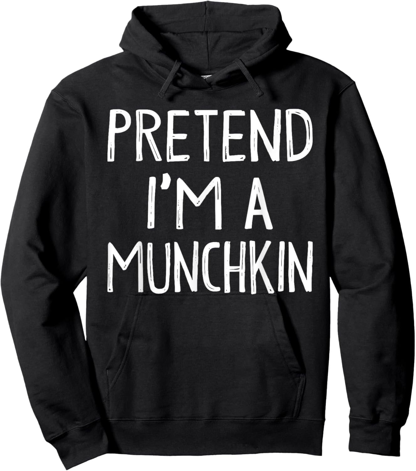 Pretend I'm A Munchkin Matching Costume Lazy Easy Halloween Hoodie - Hoodie | Black