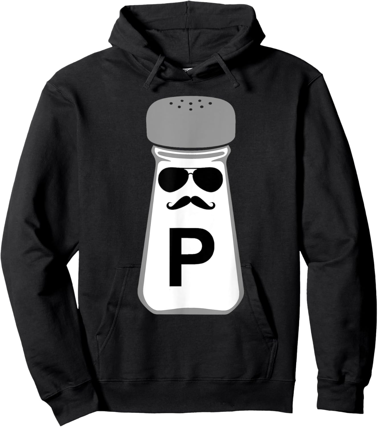Salt And Pepper Halloween Costume Hoodie - Hoodie | Black