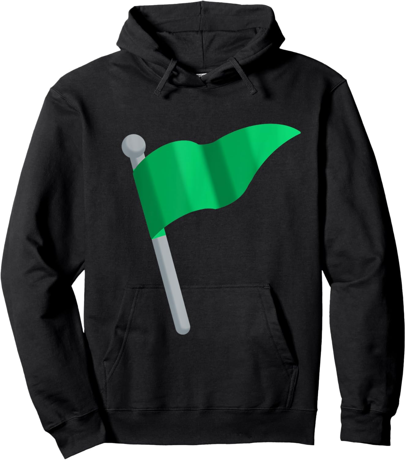 Green Flag Hoodie - Hoodie | Black