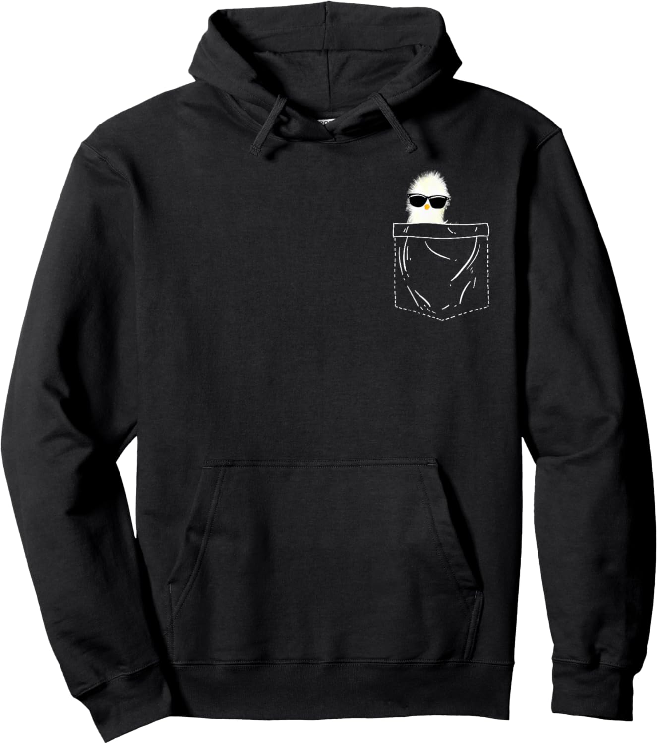 Cool Silkie Chicken Design Women Kids Silkie Chicken Hoodie - Hoodie | Black