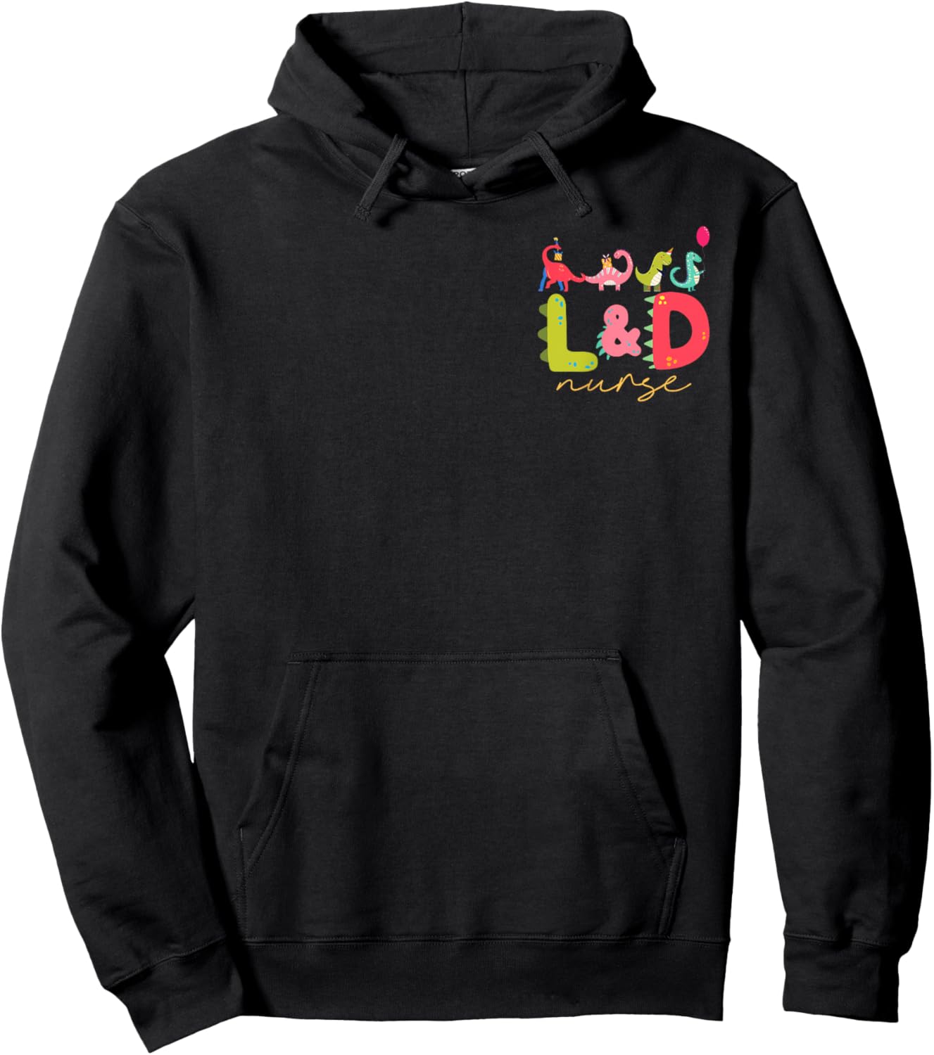 Women Labor And Delivery Nurse L&D Nurse Hoodie - Hoodie | Black