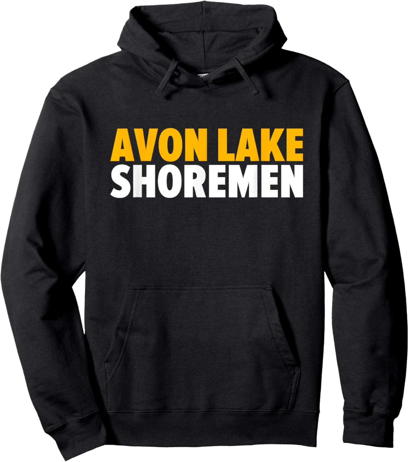 Avon Lake Shoremen Bold Hoodie - Hoodie | Black