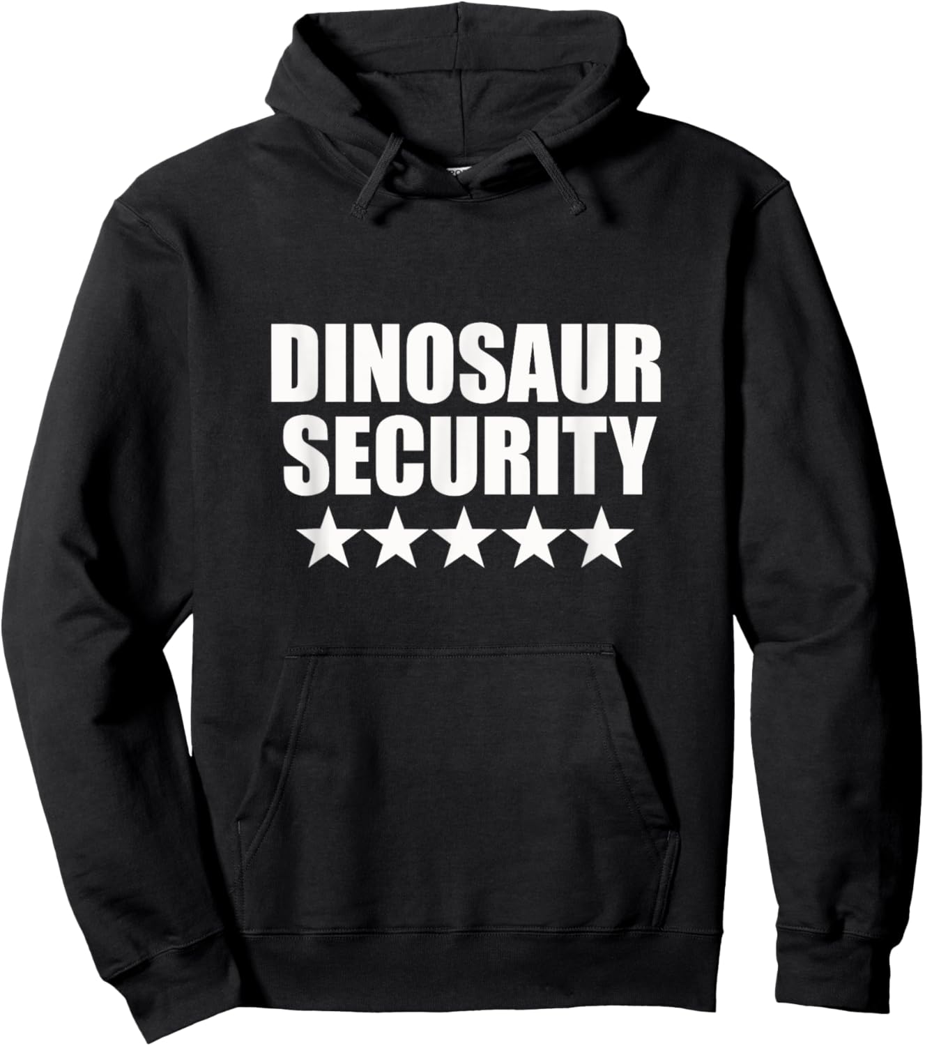 Dinosaur Security Halloween Birthday Fancy Dress Costume Hoodie - Hoodie | Black