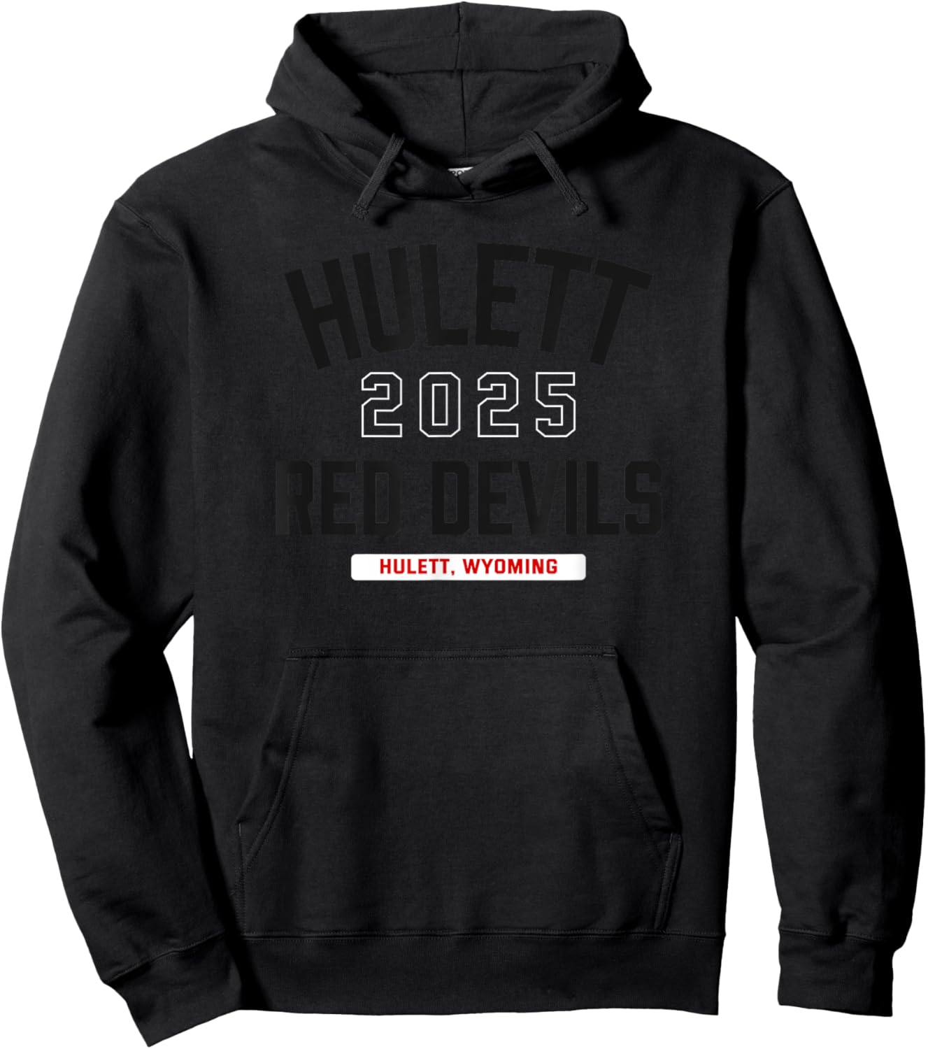 Hulett Red Devils Hulett, Wyoming 2025 Hoodie - Hoodie | Black