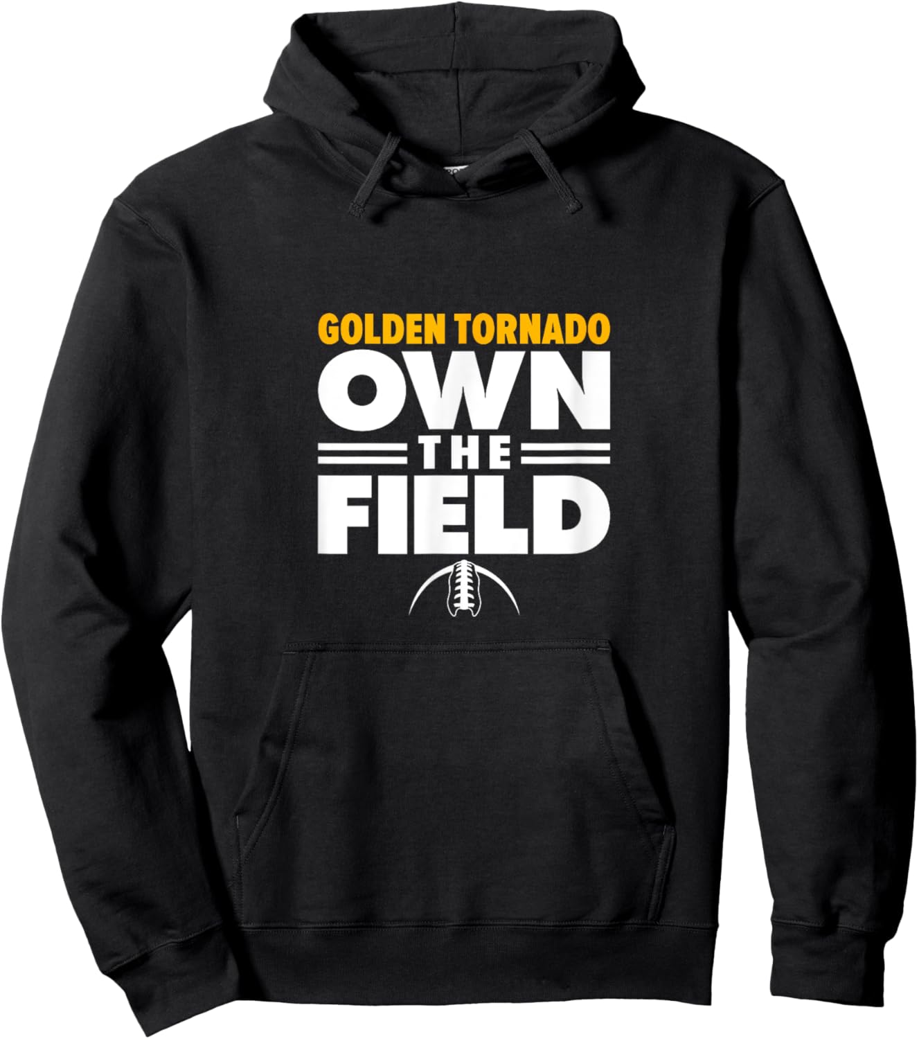 Haynesville Golden Tornado Own the Field Hoodie - Hoodie | Black