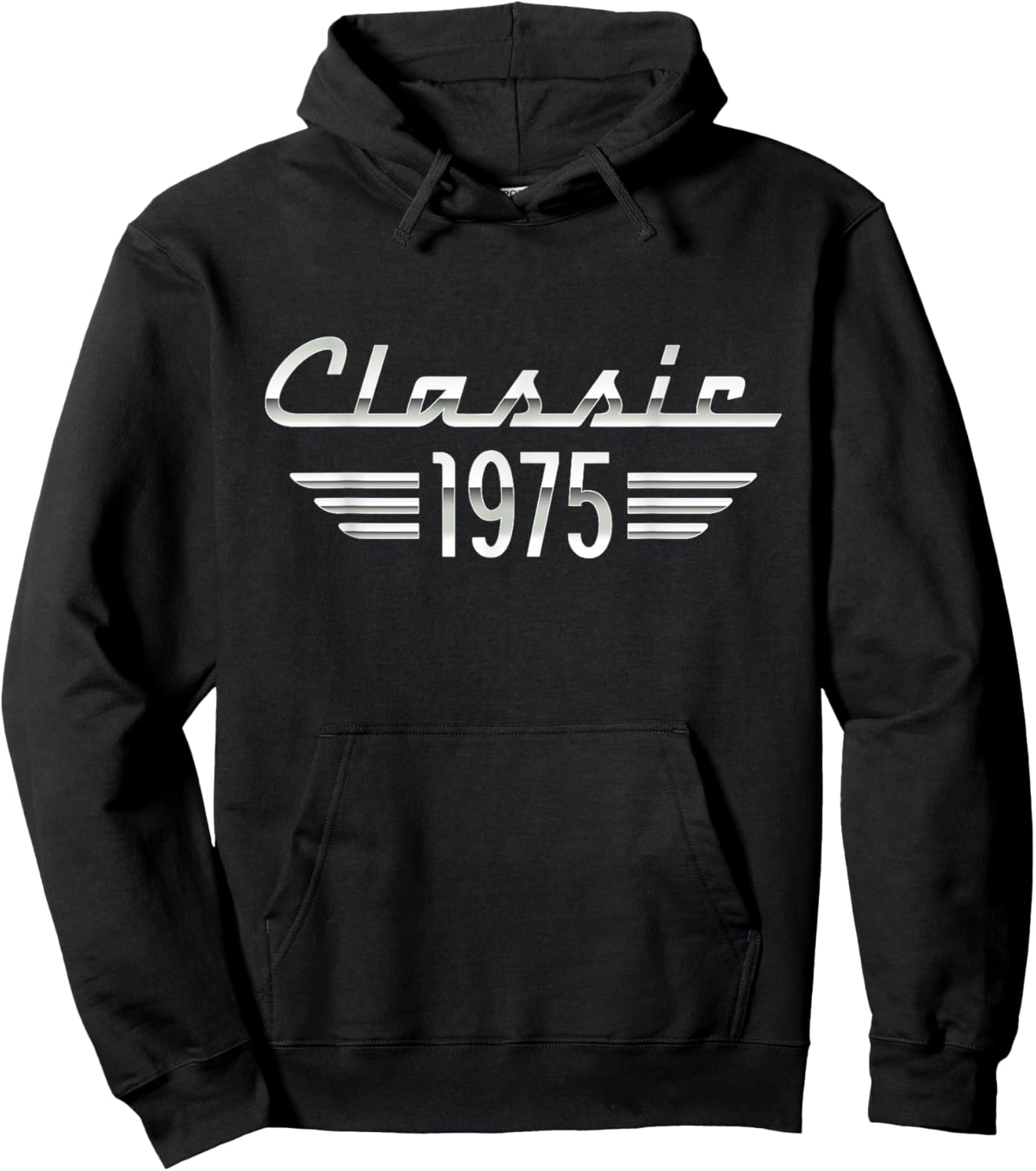 50 Year Old Gifts Classic 1975 50th Birthday Hoodie - Hoodie | Black