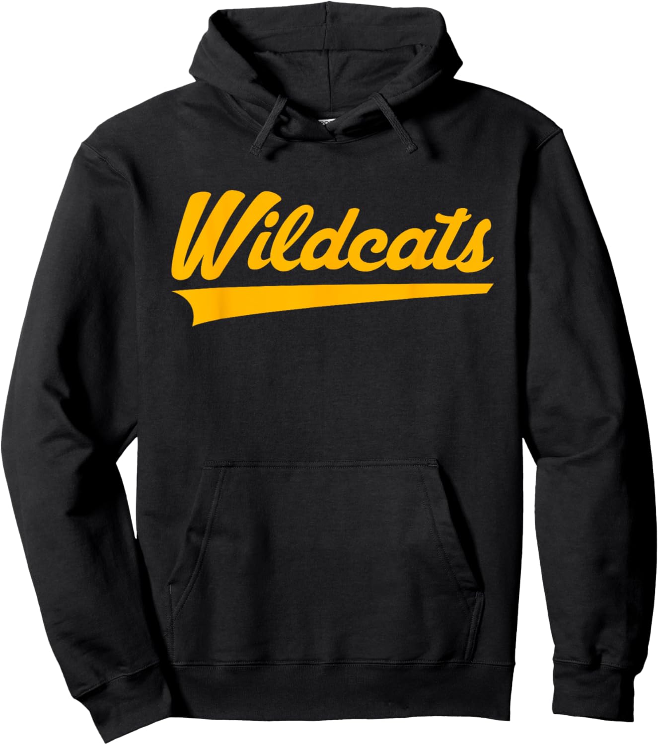 Marion Wildcats Vintage Swoosh Hoodie - Hoodie | Black