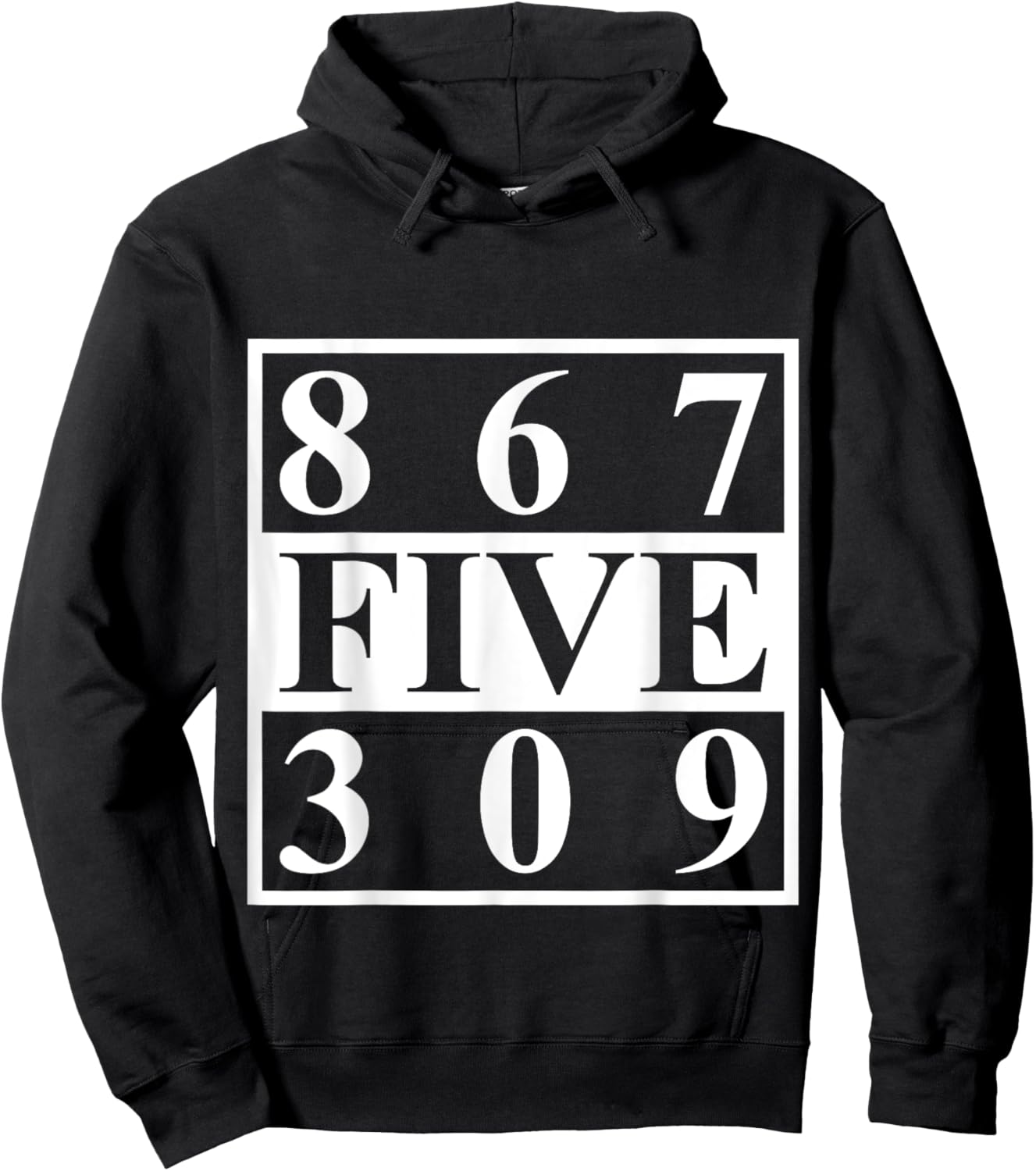 Nostalgic 8675309 Vintage Eighties Funny 80s Hoodie - Hoodie | Black
