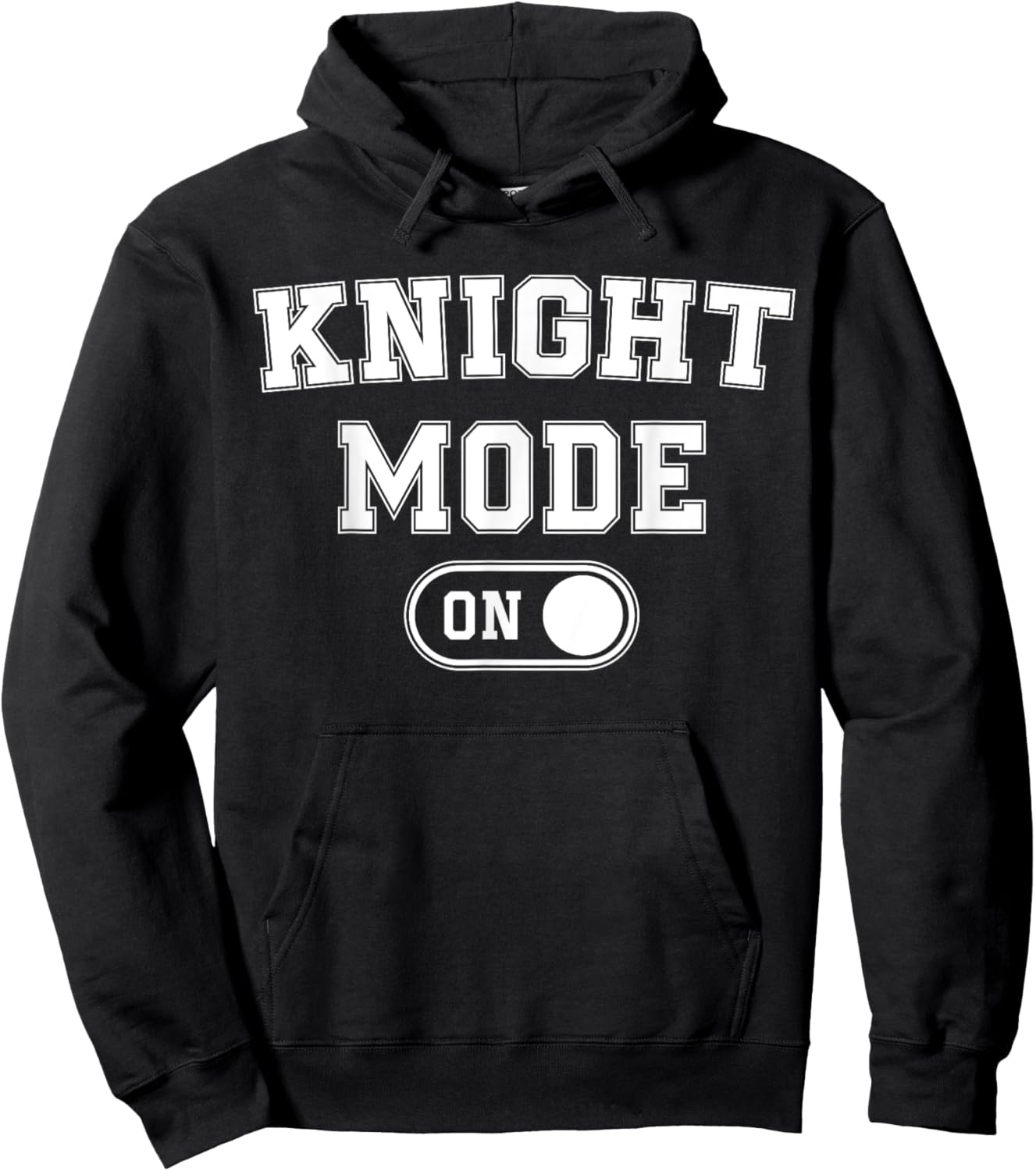 Knight Mode On Costume Funny Medieval Party Gift Fantasy Hoodie - Hoodie | Black