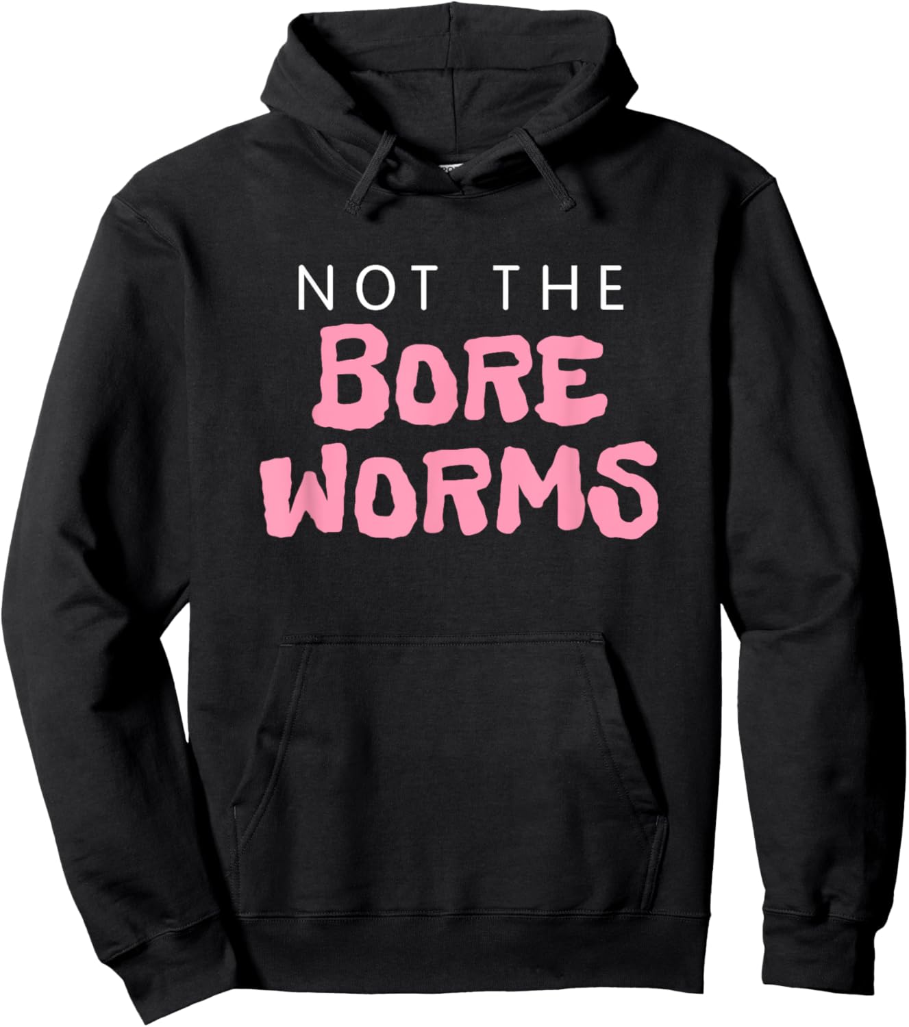 Not The Bore Worms! Funny Gay Madison Quote Movie Podcast Hoodie - Hoodie | Black