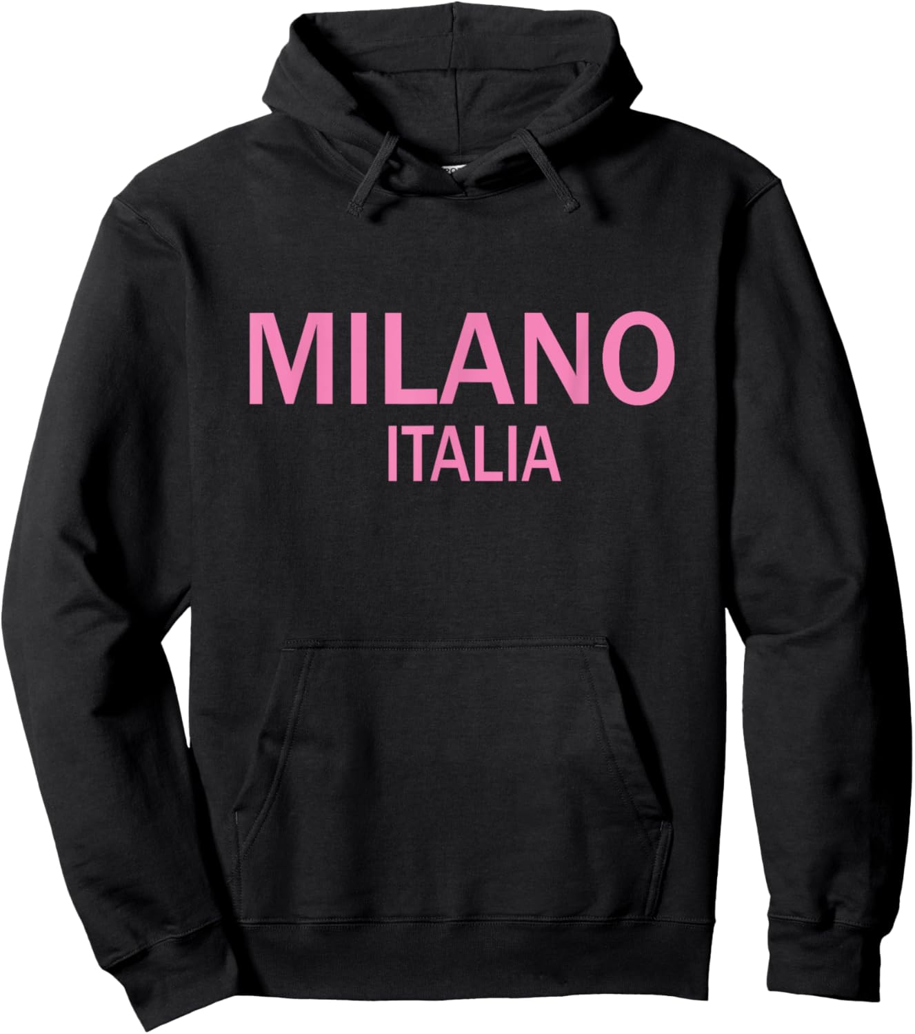 Milano Italia Vintage Italy Italian Souvenir Travel T Hoodie - Hoodie | Black