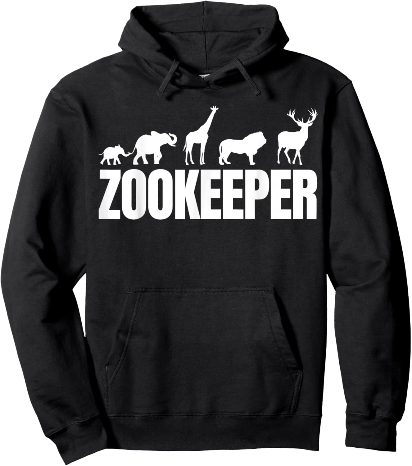 Zookeeper Costume Zoo Keeper Adult Animals Wildlife Safari Hoodie - Hoodie | Black