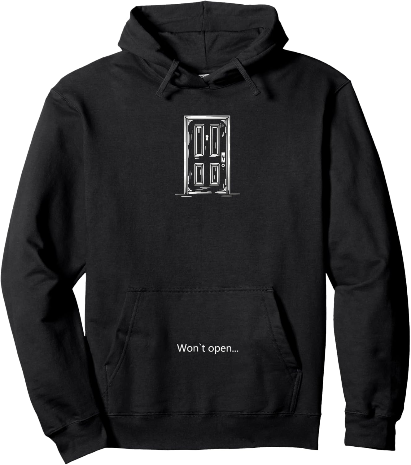 You can't open these doors, for classic Men gamers. Hoodie - Hoodie | Black