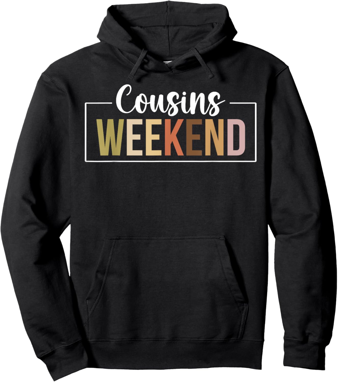 Cousins Weekend Trip Boho Cousins Weekend Hoodie - Hoodie | Black