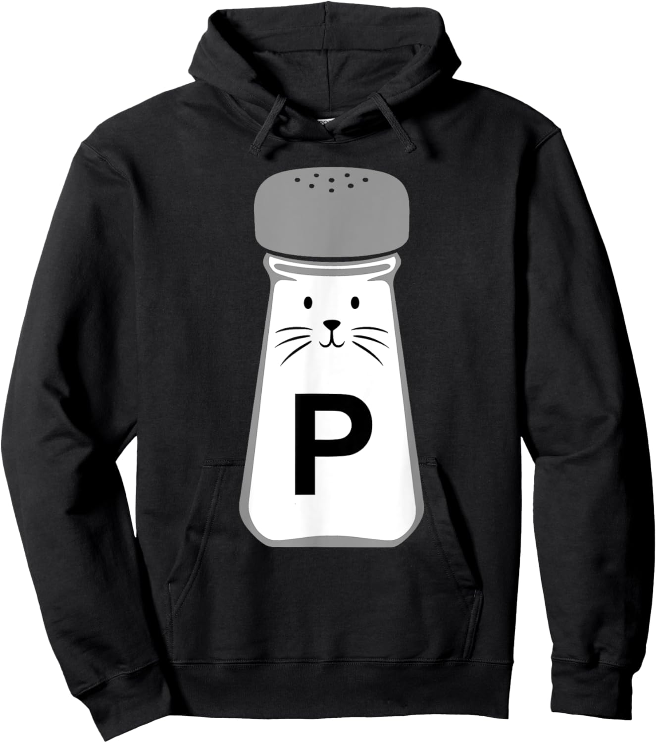 Salt And Pepper Halloween Costume Hoodie - Hoodie | Black