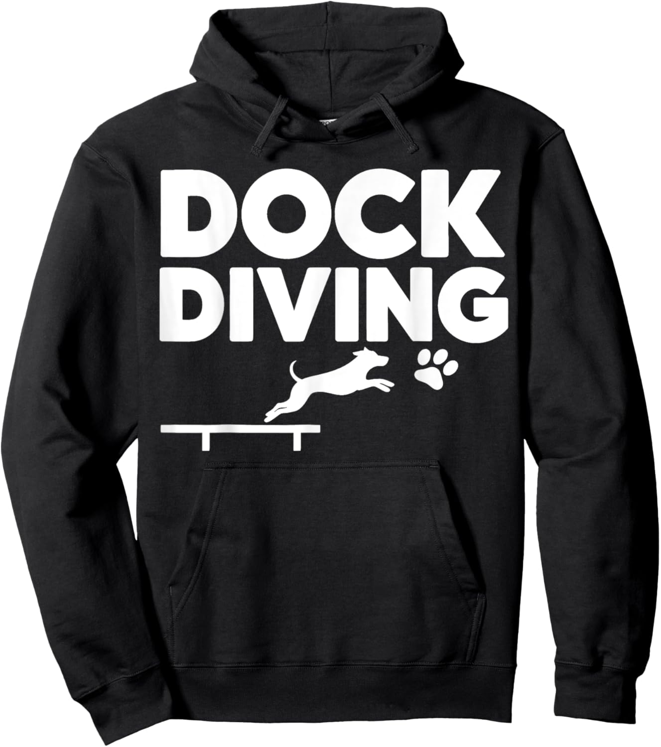 Dock Diving Dog Dock Diving Hoodie - Hoodie | Black