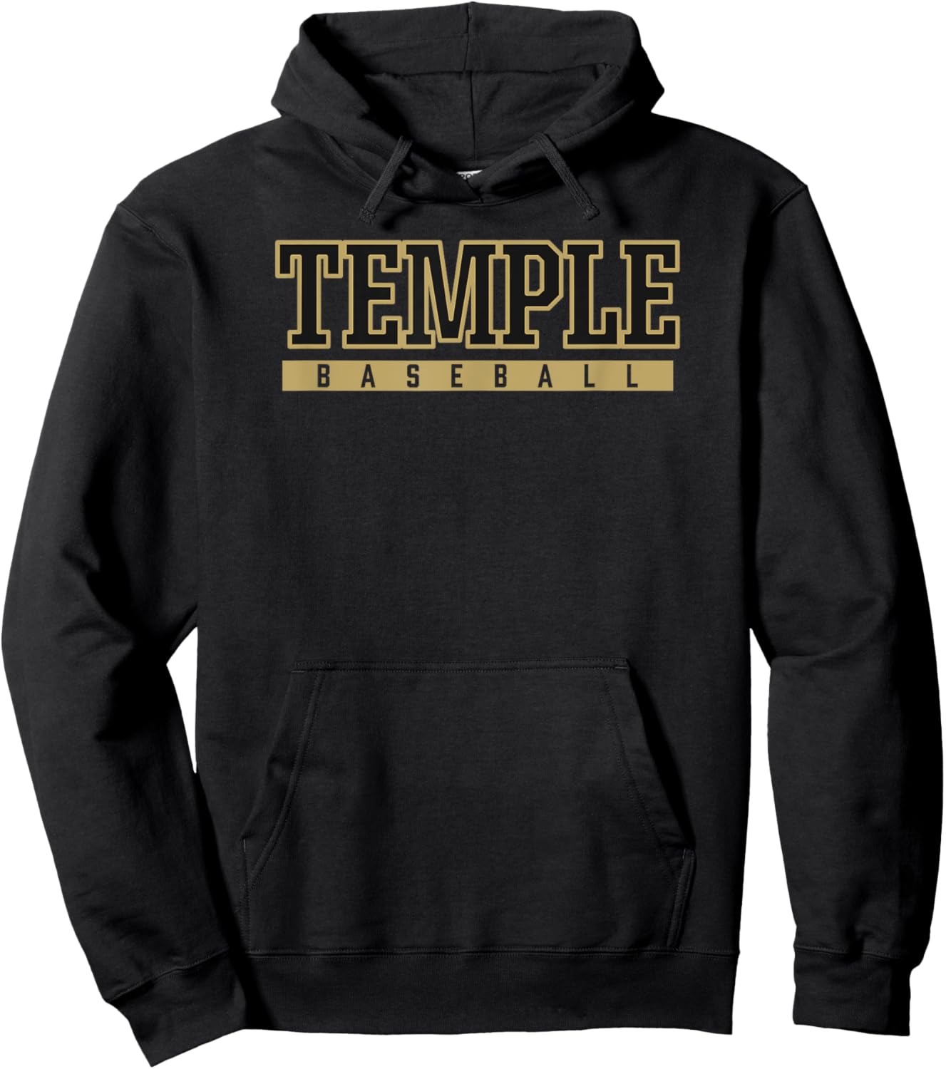 Temple High School Baseball Hoodie - Hoodie | Black