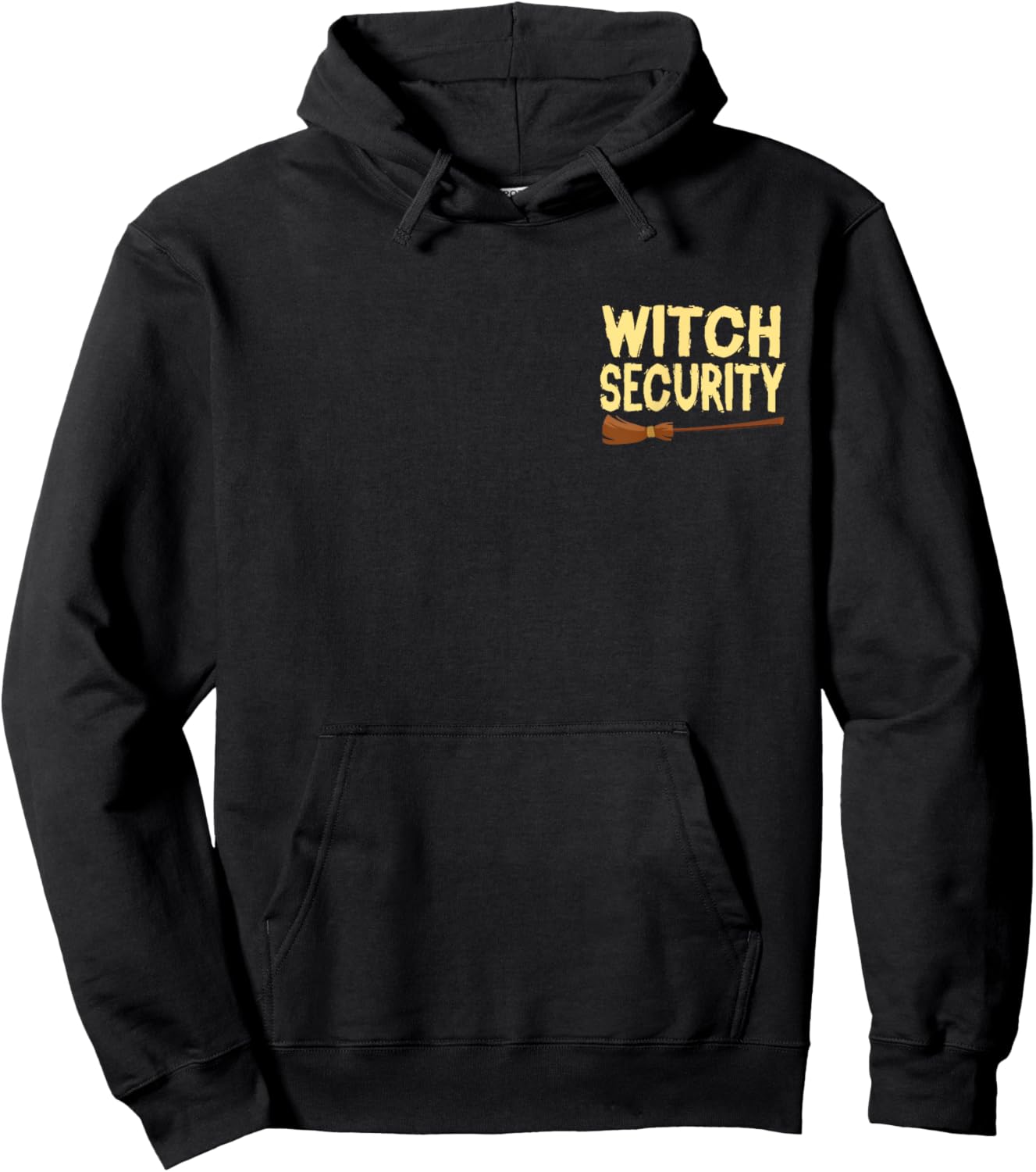 Witch Security Halloween Costume For Couple and Parents Hoodie - Hoodie | Black