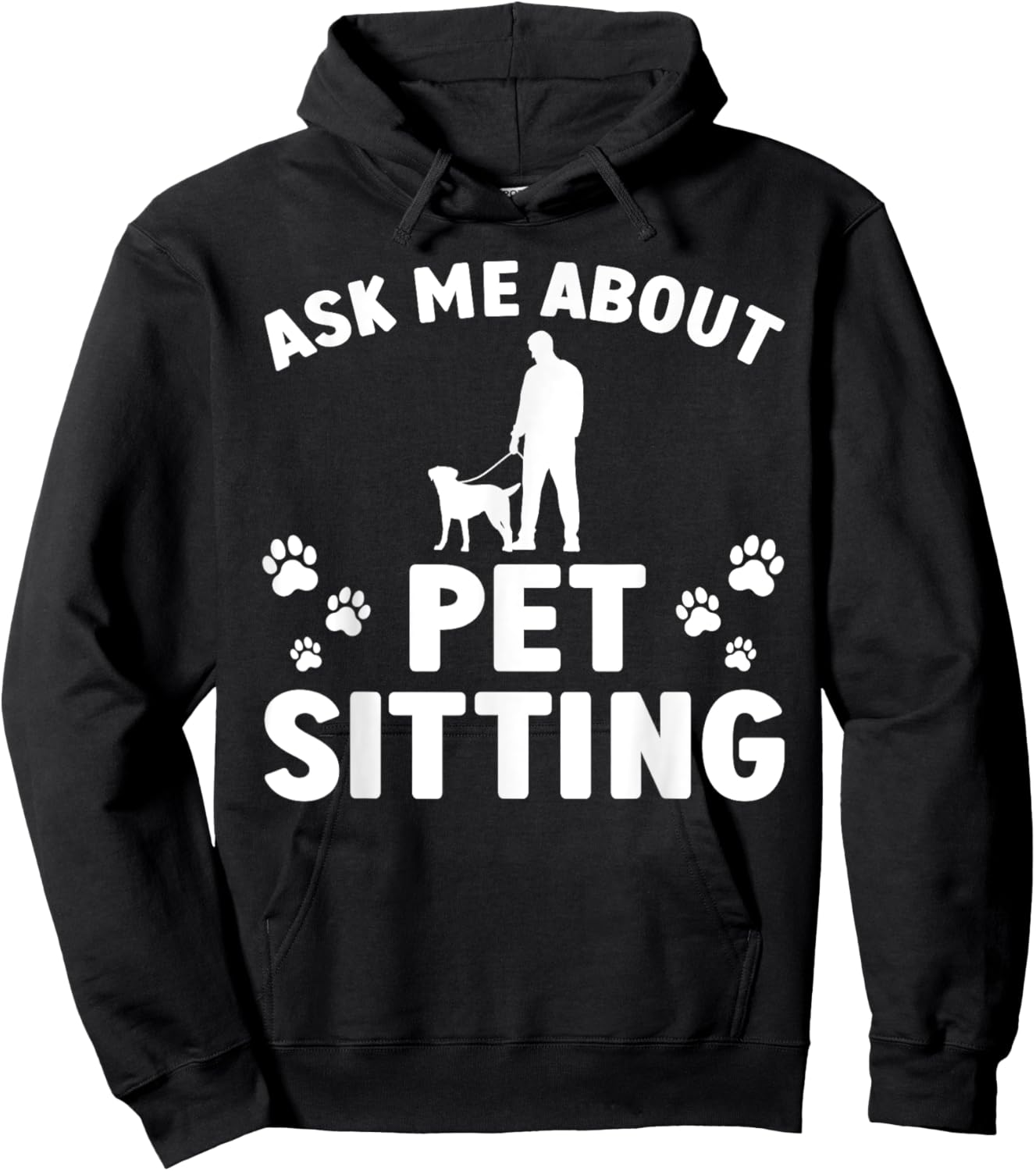 Best Pet Sitter Design Women Dog Sitter Pet Sitting Hoodie - Hoodie | Black