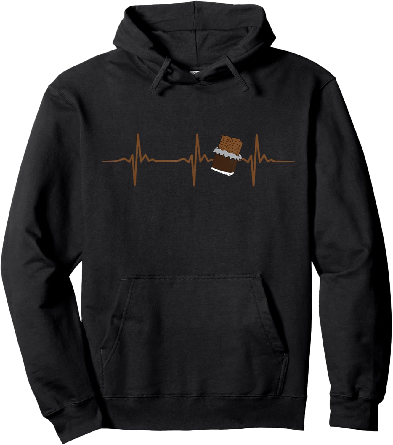 Chocolate Lover Quote Humor Chocolate Milk Chocolate Bars Hoodie - Hoodie | Black