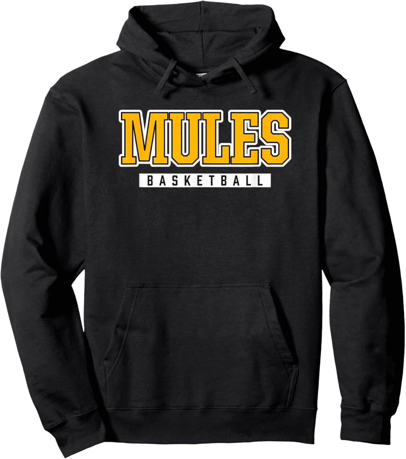 Mules Basketball Lathrop High School Hoodie - Hoodie | Black