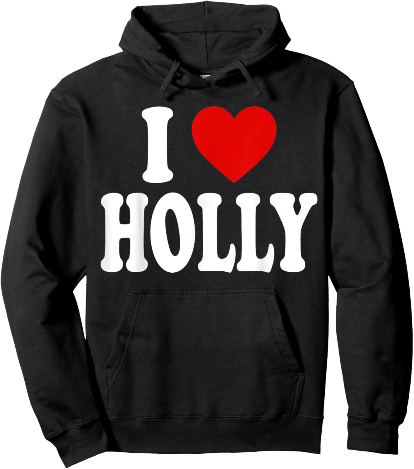 I Heart Love Holly Hoodie - Hoodie | Black