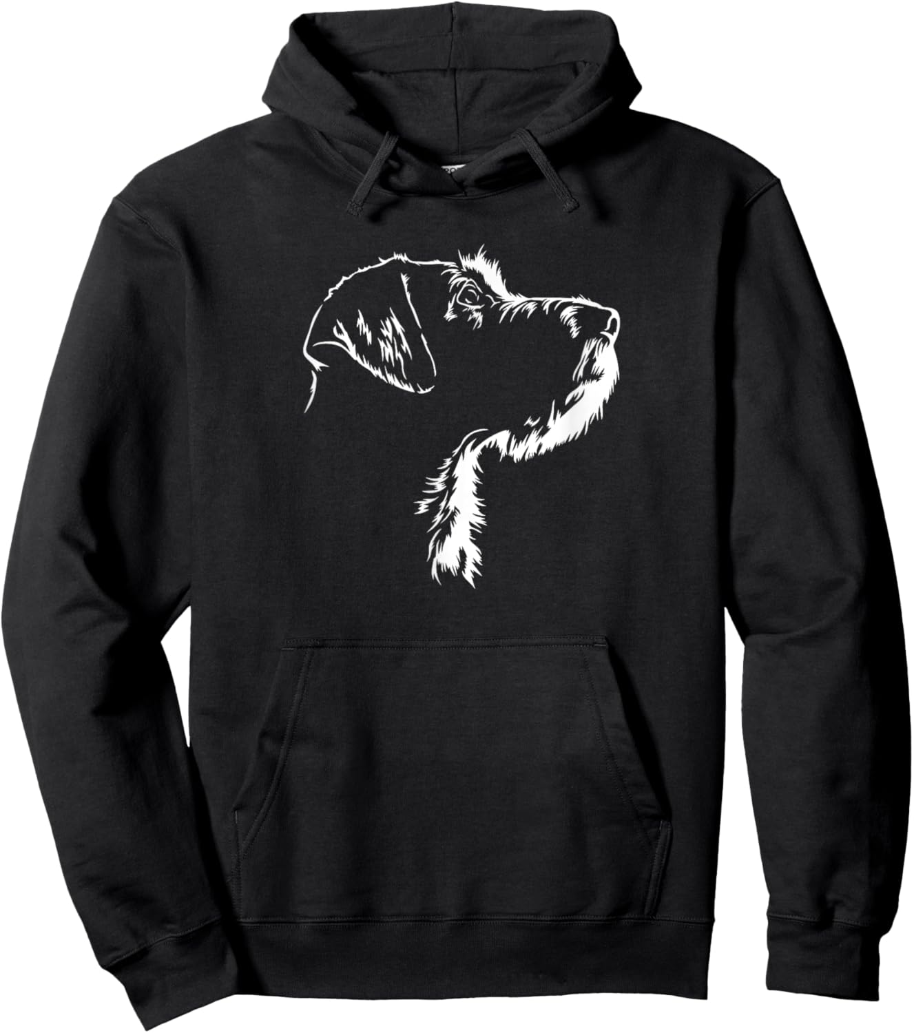 Proud Wirehaired Vizsla portrait dog mom Vizsla hunting dog Women Hoodie - Hoodie | Black